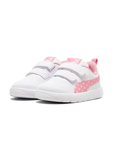 Puma Kız Çocuk Beyaz 05 Courtflex V3 Dotty Inf. Sneaker Beyaz
