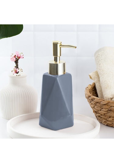 Porsima 3203 Seramik Sıvı Sabunluk Lavabo Sabunluğu 250 Cc Antras