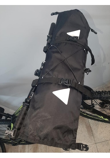 Şehir Dağ Yol Bisikleti Gidon Tur Çantası Procycle Siyah