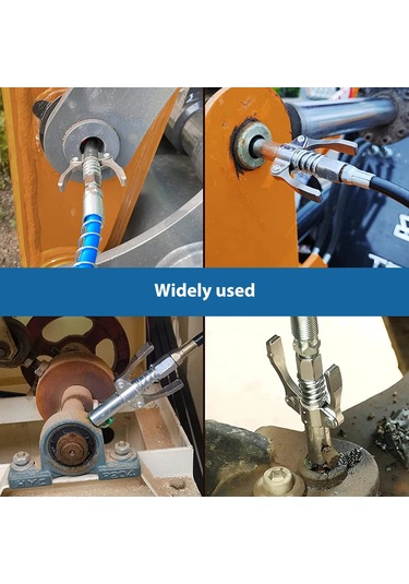 Gres Tabancası Çoğaltıcı 10000 Psı Nptı/8 Yağ Pompası Hızlı Bırakma Gres Ucu Only 50cm Hose Büyük Britanya