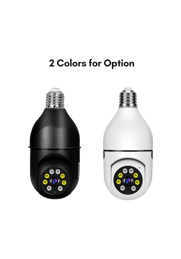 Ximistore9 2mp Kablosuz Güvenlik Kamerası: 360 Görüş, Çift Yönlü Ses, Hareket Algılama, Gece Görüşü, Akıllı Alarm, Uzaktan İzleme Beyaz