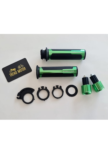 ELCİK VE DENGE TOPUZU TAKIM BARRACUDA YEŞİL - MOTOSİKLET