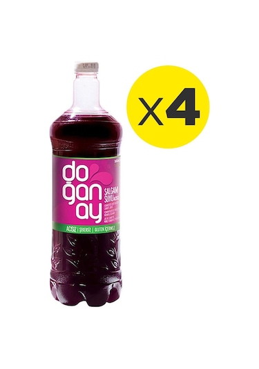 Şalgam Suyu 1 Lt Pet Acısız X 4 Adet