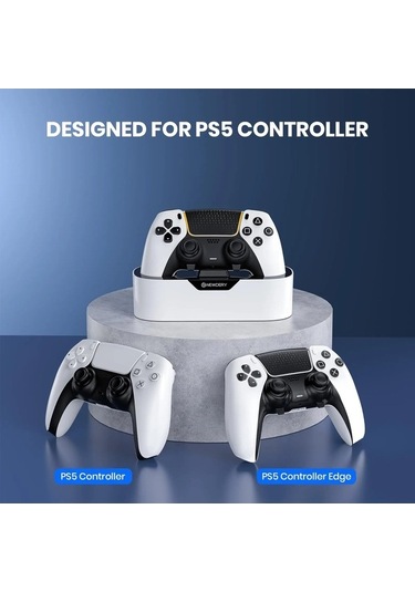 Novahub Newdery Ps5 Denetleyici Şarj İstasyonu, Playstation 5 Denetleyicileri İçin Beyaz, Model Zhx-n4p01, Amerika Birleşik Devletleri Beyaz Beyaz
