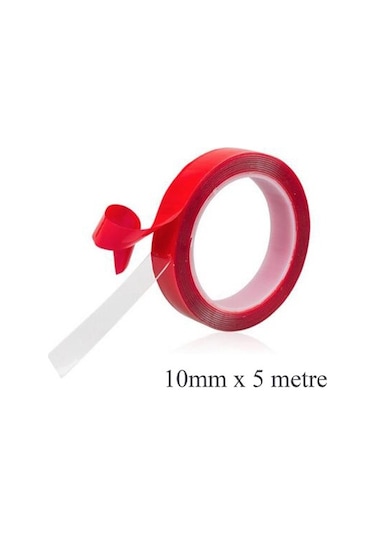 Çift Taraflı Bant Şeffaf Silikon Bant 5mt 25Mm X 5 Metre