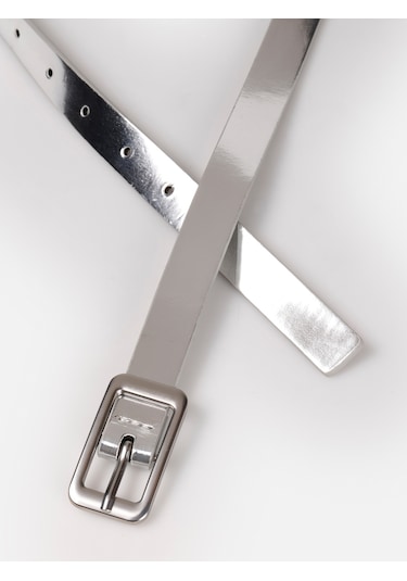 Colins Gri Kadın Kemer Cl1071642 Q1.v1 Sıl Gümüş