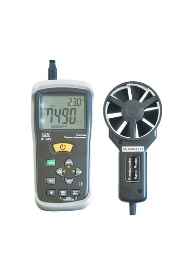 Cem Dt 619 Rüzgar Hızı Ölçer Anemometre Dt619 Dt-619