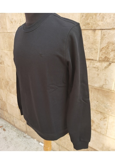 Raymons O Yaka Şardonsuz Sweatshırt Siyah