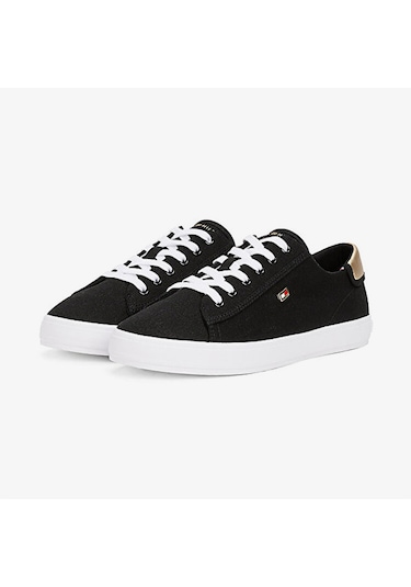Tommy Hilfiger Vulc Lace Up Kadın Siyah Sneaker Fw0fw08647 Siyah