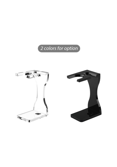 Mufunye Erkekler İçin Akrilik Tıraş Fırçası Ve Jilet Askılığı, 2 Renk Seçeneği, Pratik Sakal Aleti Düzenleyici