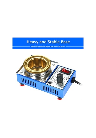 Pazly 150w Mini Lehim Potu - Titanyum Kaplamalı 500g Paslanmaz Çelik, Sıcaklık Ayarlı Kompakt