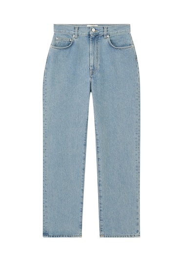 Loulou Studio Düz Kesim Kot Pantolon Light Blue