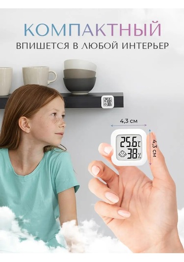 Oranzevoe Abloko Oda Termometresi Higrometre 152242578