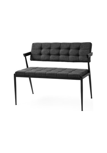 Mobilgen Jumbo Sırtlı Bench Siyah