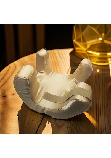 Honeybeeshop Göz Maskeli Premium Yüz Yastığı Yan Yatanlar Ve Sırt Uyuyanlar İçin Altın Rengi Güzellik Yastığı