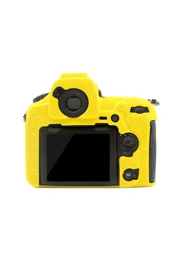Nikon D850 İçin Puluz Yumuşak Silikon Koruyucu Kılıf Sarı
