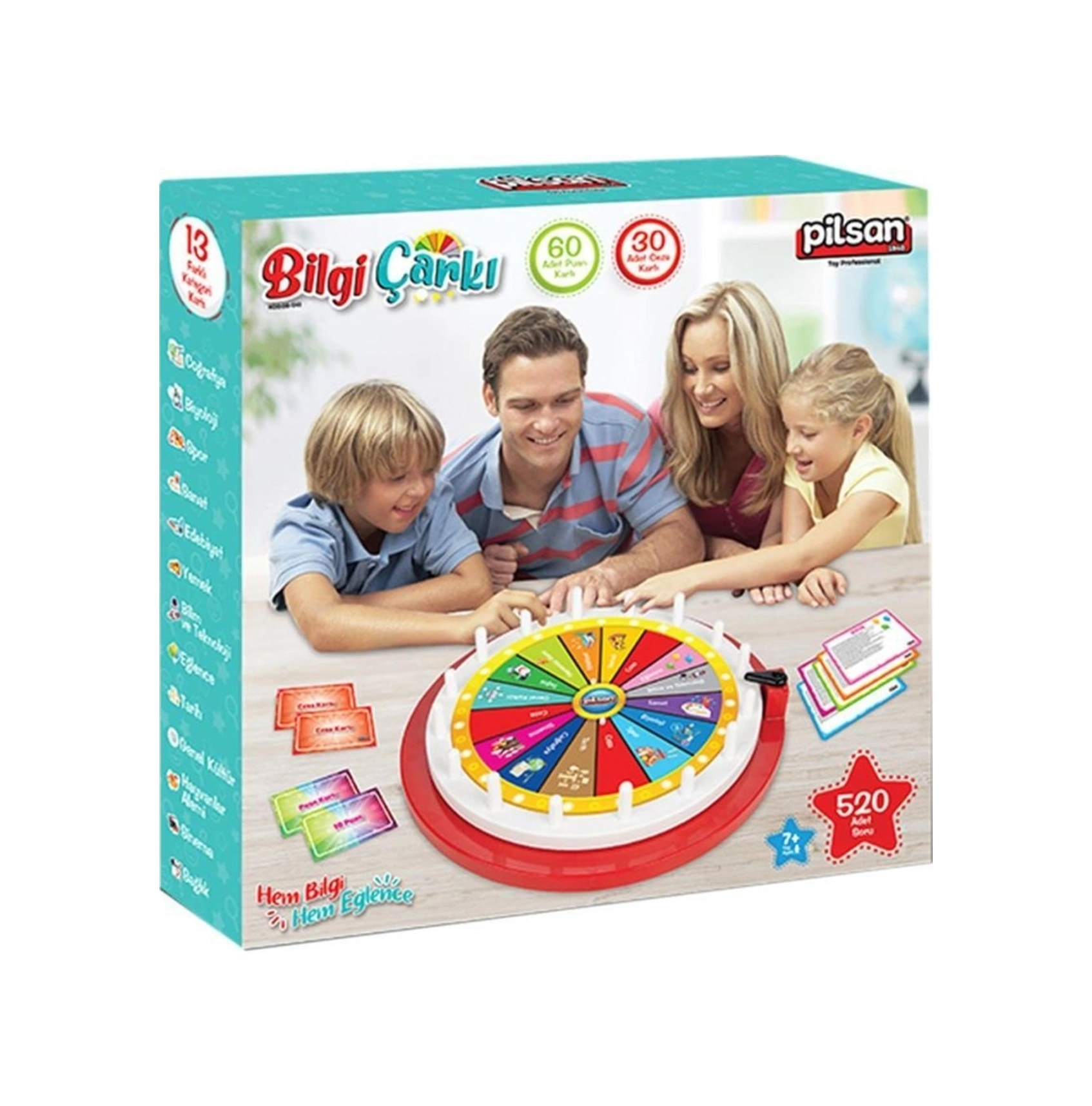 03 701 Bilgi Çarkı Bilgi Seti +3 Yaş