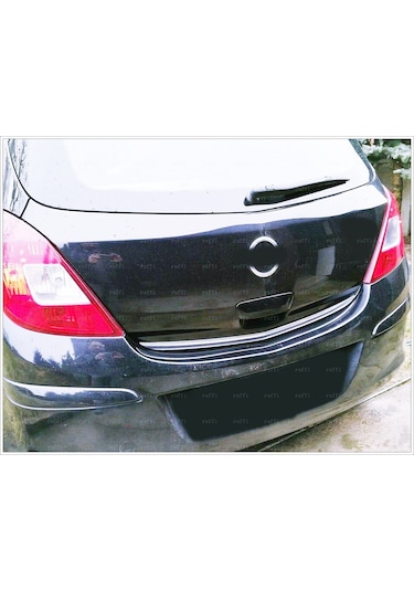 Opel Corsa D Krom Bagaj Alt Çıtası 2007-2014 Arası P.Çelik