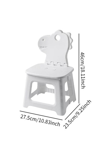 Suntek Katlanır Basamaklı Tabure Kompakt Ayak Taburesi Dinozor