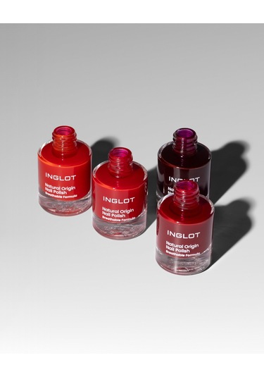 Inglot Natural Origin Nail Polish Tımeless Red 009