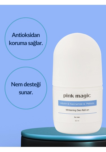 Ter Önleyici & Beyazlatıcı Erkek Deo Roll-on