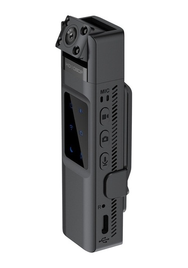 Ulzyvf Yüksek Netlikli Wifi'li Aksiyon Kamerası, Siyah Gece Görüşlü Kompakt Siyah