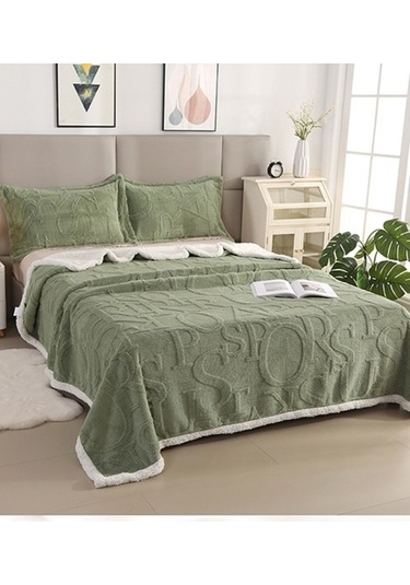 Flybuy Yumuşak Mor Kuzu Kadife Kalın Düz Çift Battaniye Sade 200x150 Cm Hqgoodstore Ev Mor