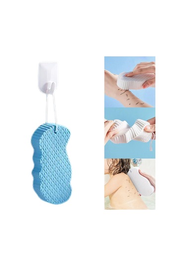 Suntek Duş Süngeri Yumuşak Sevimli Şekiller Nazik Mavi
