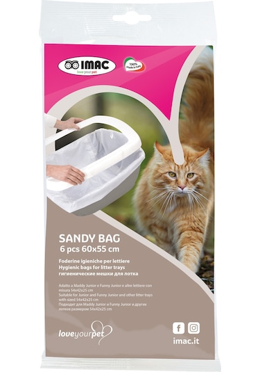 Depomıx Imac Sandy Bag 6x10 Pcs Kedi Tuvaleti Torbası