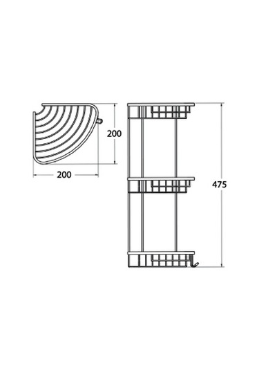 Csk 20x20 Deniz Üçlü Süngerlik - Mat Siyah