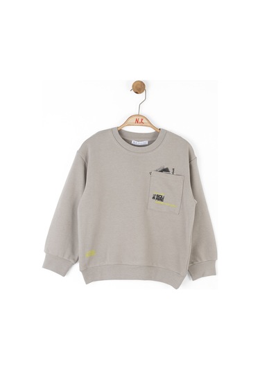 Nk Kids 47515 Erkek Çocuk Gri Outsıde Sweat Gri