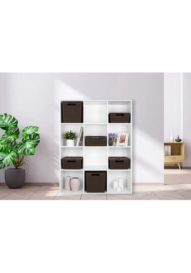 El Casa 2 Adet, 23 Litre Depolama Kutuları Depolama İçin 2 Adet, 23 Litrelik Kutular. 200720059 Koyu Kahverengi