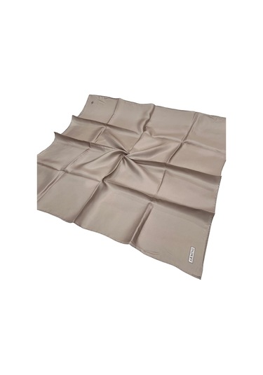 Armine Düz İpek Eşarp - 130 Latte Twill - 130 Latte