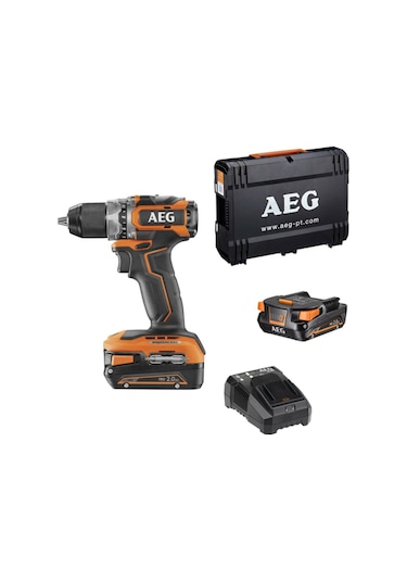 Aeg BS 18SBL-202C 18V 2Ah Li-ion Çift Akülü Kömürsüz Vidalama