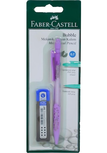Faber Castell Bubble 07 Mekanik Kurşun Kalem Mor 532710