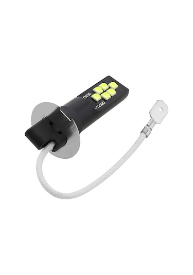 Fastbuy H3 Tipi 12led 6000-6500k Açık Araba Faro Lambası, 12v Dc, 50.000+ Saat Ömür, 2 Adet Paket