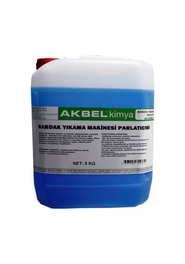 Akbel Kimya Bardak Yıkama Makinesi Parlatıcısı 5 KG