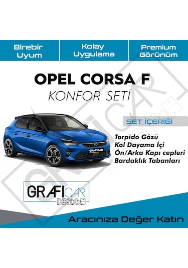 Opel Corsa F Konfor Seti -Araç Içi Ses  Kumaş Kaplama