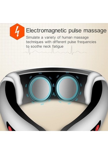 Novahub Usb Şarjı 1300 Mah Göğüs Masajı Omuz Elektrik Nabzı Elektrik Şok Gövde Masajı Diğer Çok Renkli