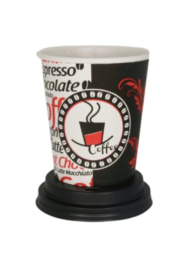 Excodi Cup 8 Oz Kapaklı Karton Bardak 250 ML - 100 Adet