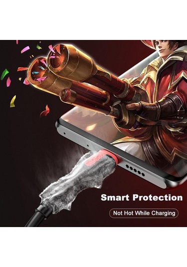 Vaorlo 1.2m 1.8m 3 In 1 Veri Kablosu Mikro/tip-c/8pin 66w Hızlı Şarj Kablosu Desteği Veri İletimi Telefon Hattı 1.8m