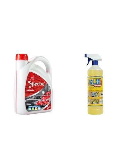 Kırmızı Antifriz + Klix Temizleyici N11.538