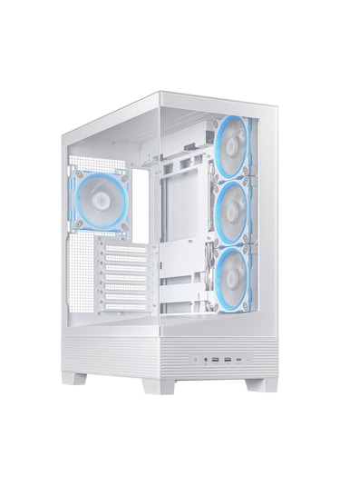 Asus A31 Plus M-atx Kasa, Gi Zli Konnektör Destekli , 360 Mm Rad