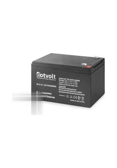 Periboia 12v 12ah Kuru Tip Akü Dt12-12