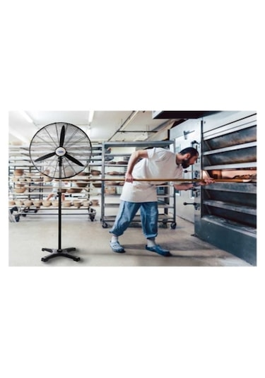 Hims Hef-ak750 210w 75 Cm Siyah Kumandalı Ayaklı Vantilatör