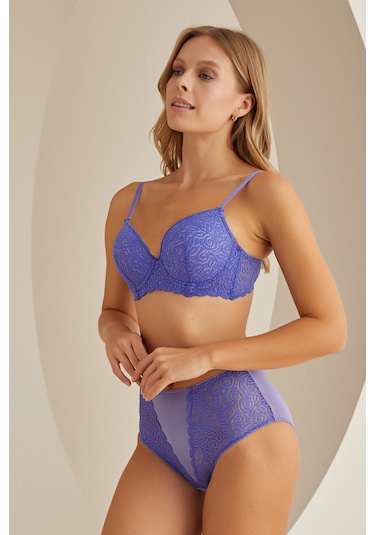 Loya Kadın Mor Calvin Destekli Tek Sütyen Mor