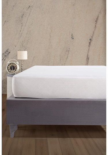 Çettex %100 Pamuk Fitted Full Kenar Sıvı Geçirmez Yatak Koruyu