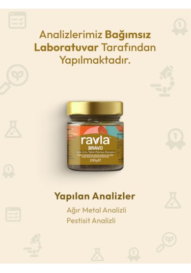 Ravla Bravo İğde Unlu Tahin Pekmez Karışımı - 230g