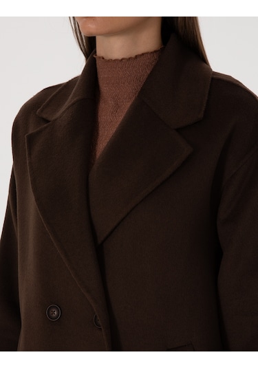 Pierre Cardin Kadın Kahverengi Kaban 50308929-vr029 Kahverengi