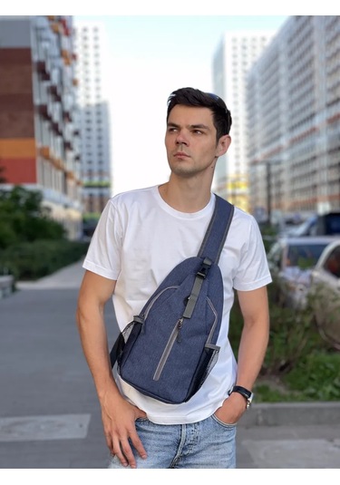 Cs Sokaklar İçin Tek Askılı Balıkçı Sırt Çantası 401090478 MAvi